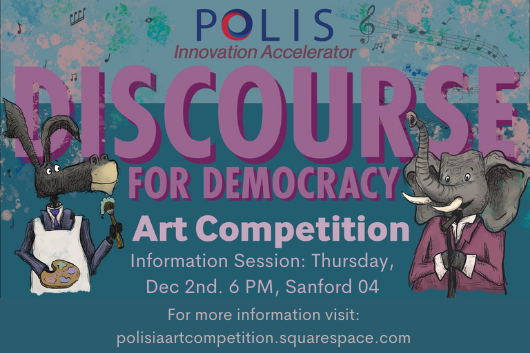 Polis Art Competition Info session flyer
